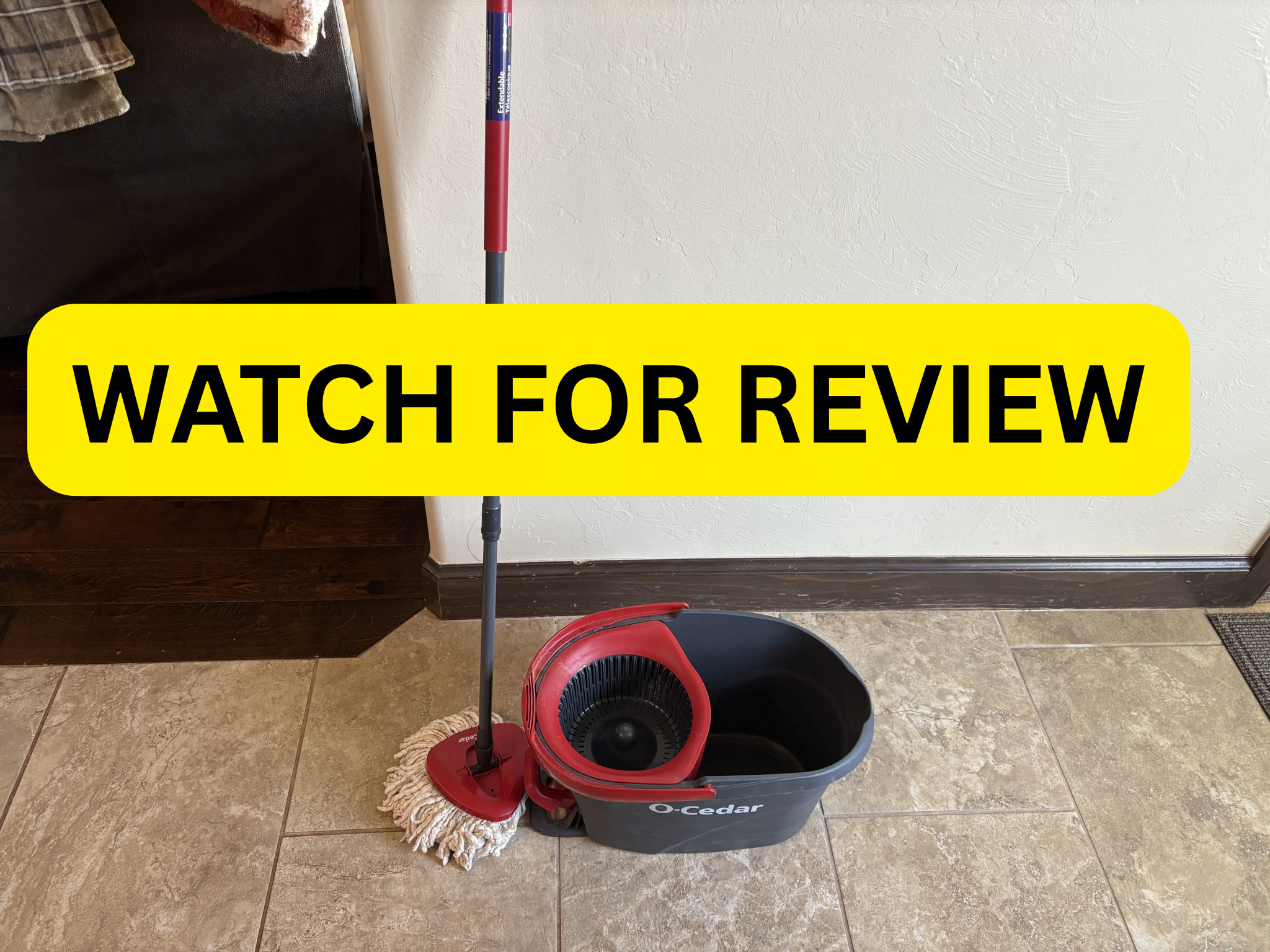 Watch O Cedar mop review on Amazon Live