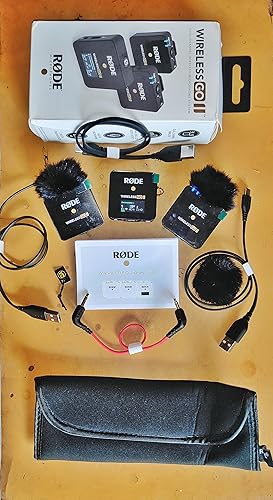 Rode Wireless Go II Dual Channel Wireless Microphone System, Black