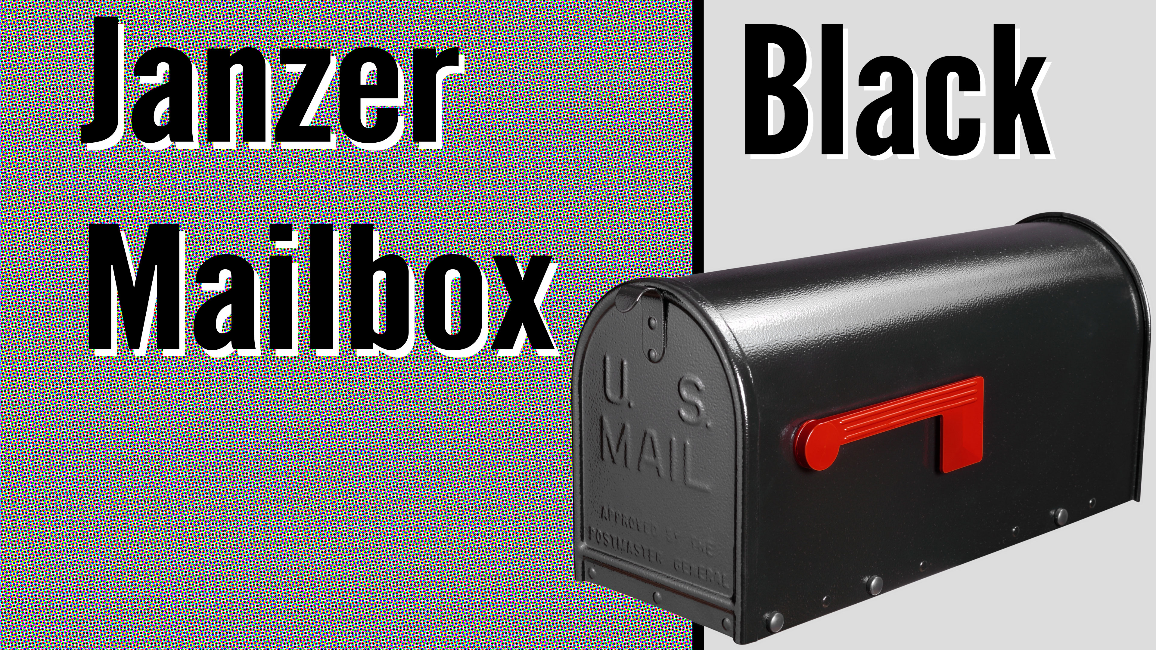 Amazon.com: Janzer Mailbox - Textured Black - Large : Tools & Home