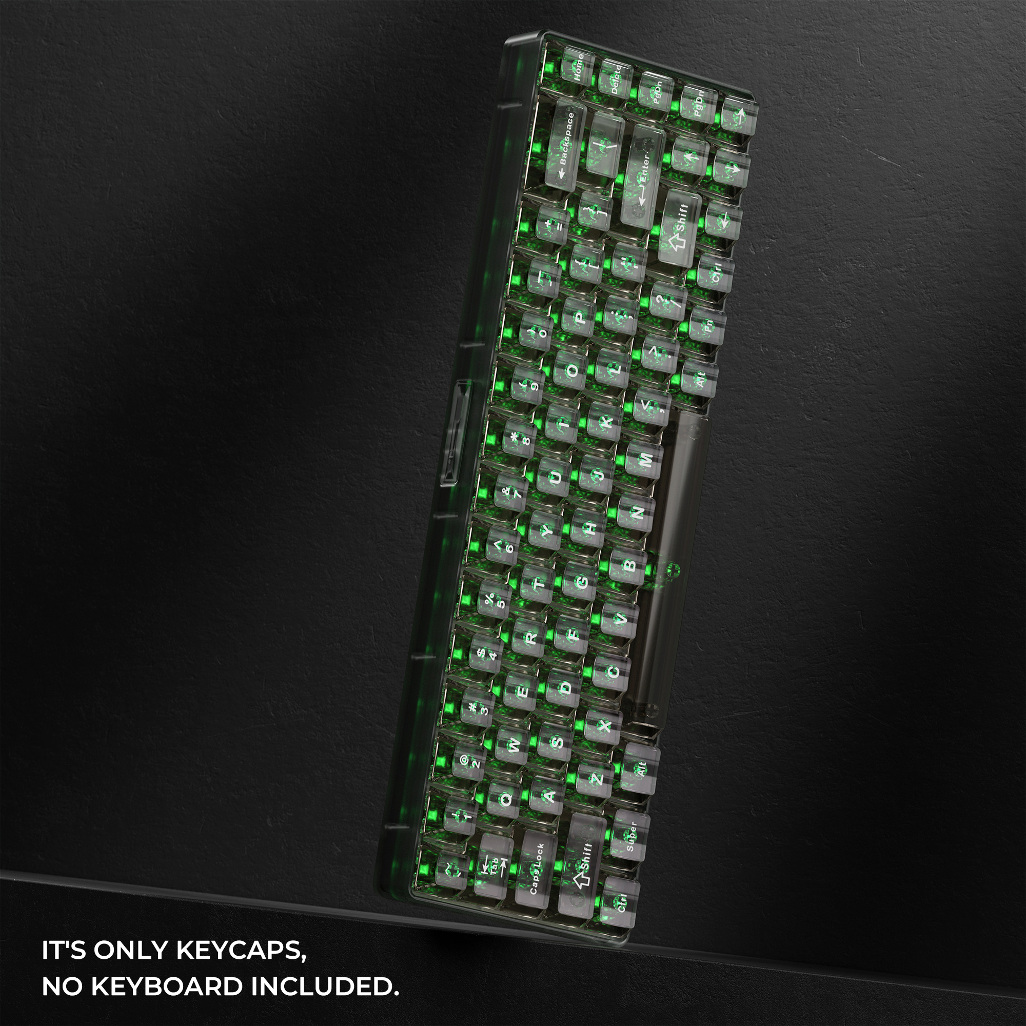 Amazon.com: HITIME XVX Clear keycaps, Black Transparent Keycaps 60