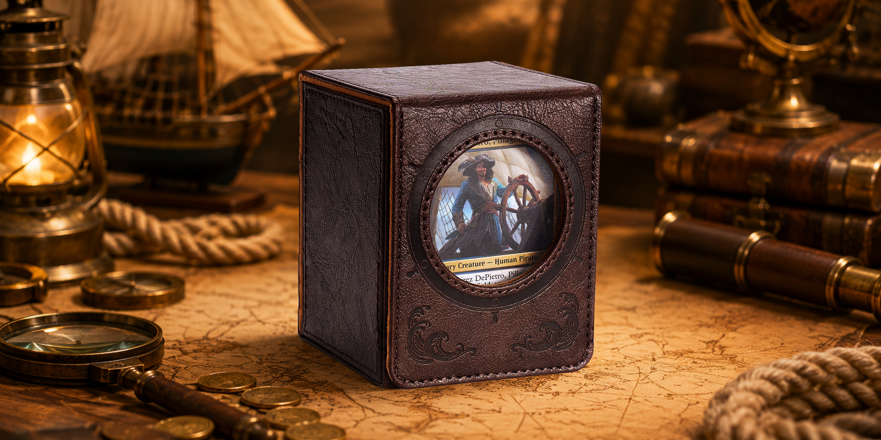 Amazon.com: Venssu Captain's Porthole-Themed Deck Box with