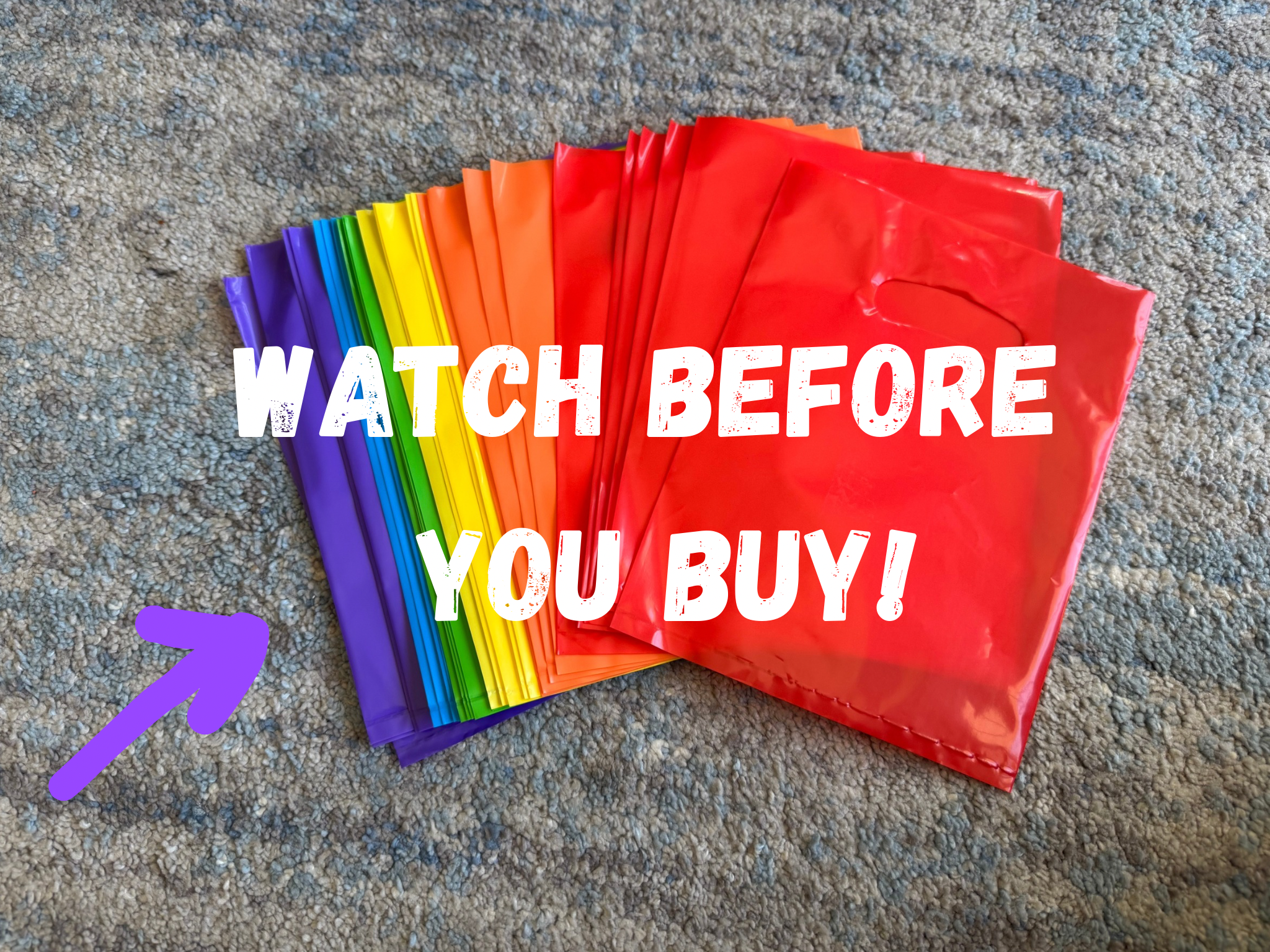 Watch My Honest Review of Party Favor Bags on Amazon Live