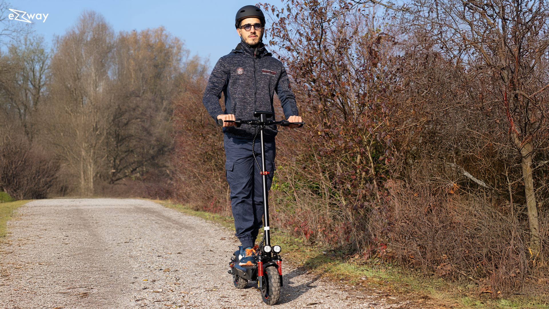 Trottinette électrique Double Moteur – Autonomie 60 Km, Batterie 54V 18Ah, Pneus Cross 10 Tubeless, 26 Kg
