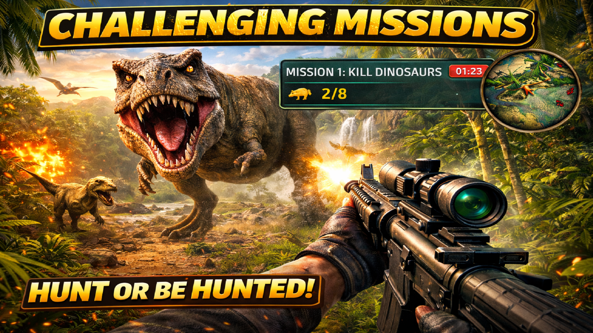 Wild Dinosaur Hunter Shooting Game - App on Amazon Appstore