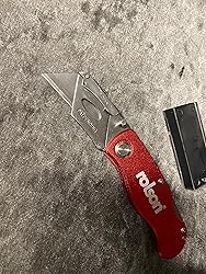Rolson 62845 Folding Lock-Back Knife, Red, Grey : Amazon.co.uk: DIY & Tools