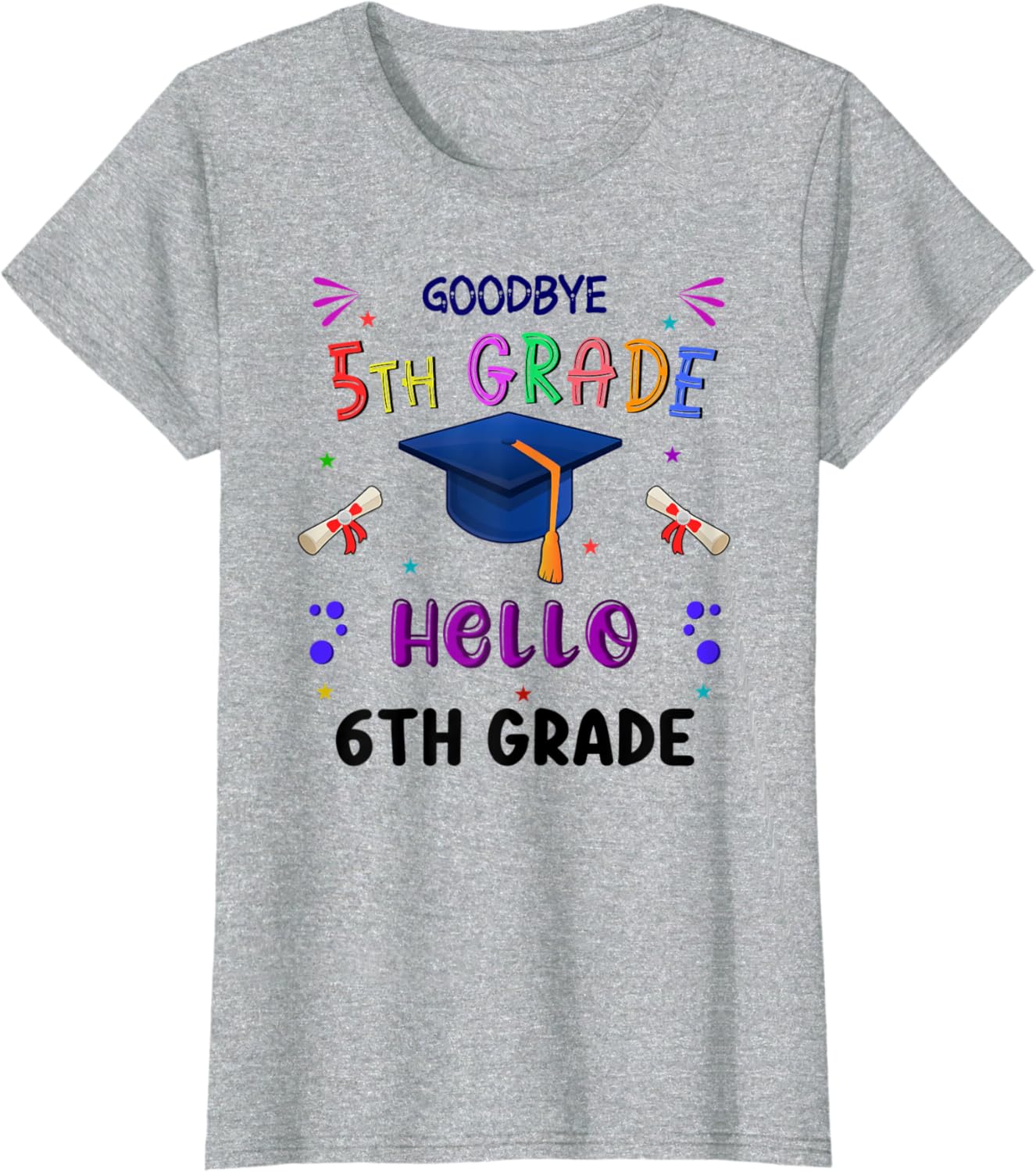 Goodbye 5th grade graduation 2023 6th Grade Graduate kids T-Shirt
