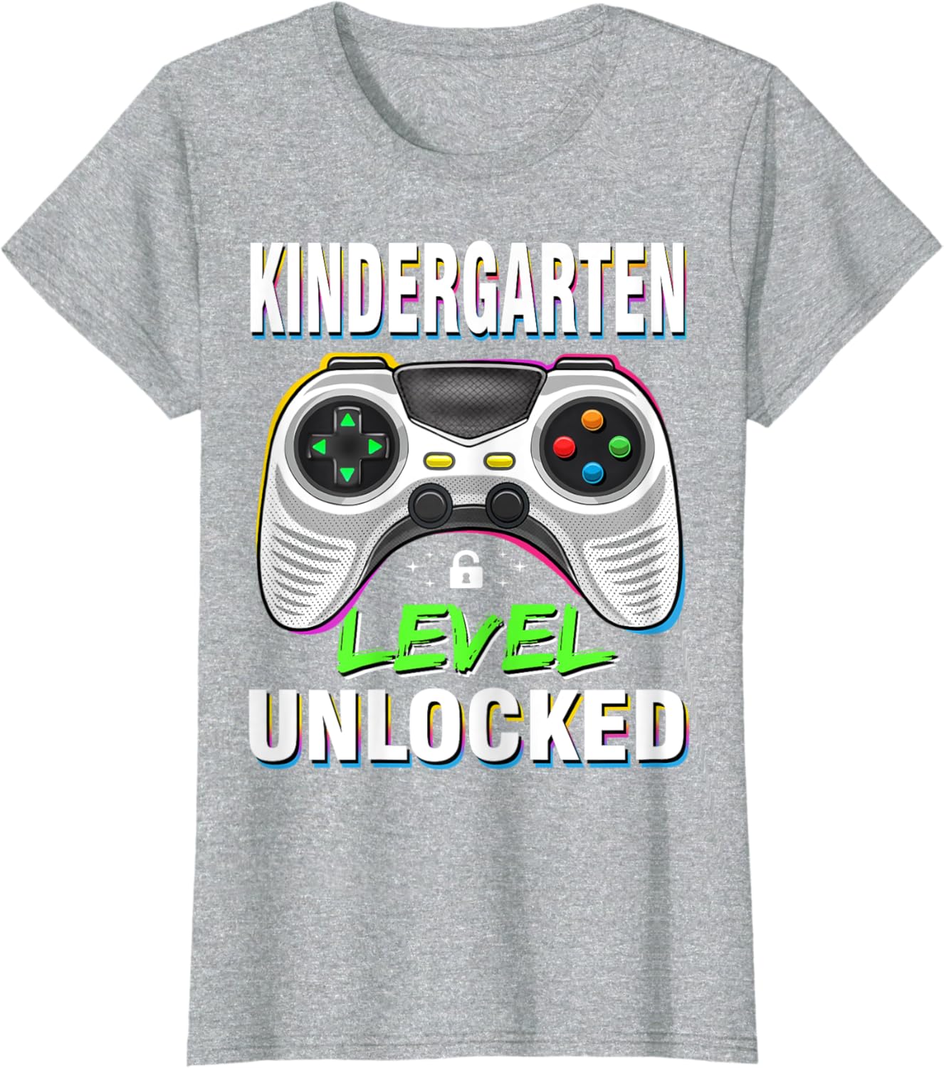 First Day of Kindergarten Level Unlocked Back To School Kids T-Shirt