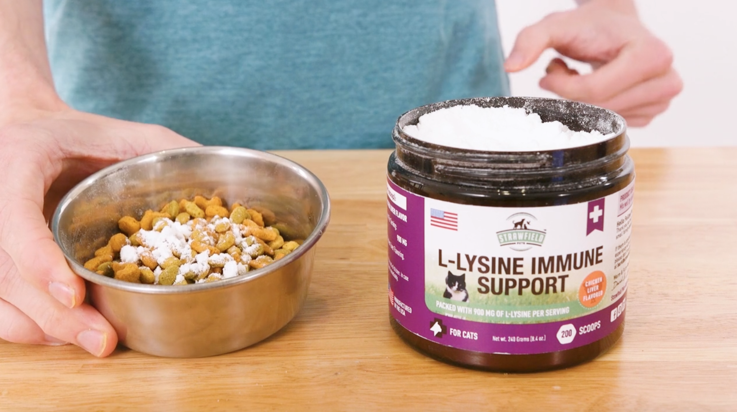 Lysine-for-Cats-L-Lysine-Powder-Cat-Supplements-900mg-200-Scoops-Llysine-Kitten-Cat-Immune-System-Support-Supplement-for-Cold-Sneezing-Eye-Health-Upper-Respiratory-Infection-Treatment-USA