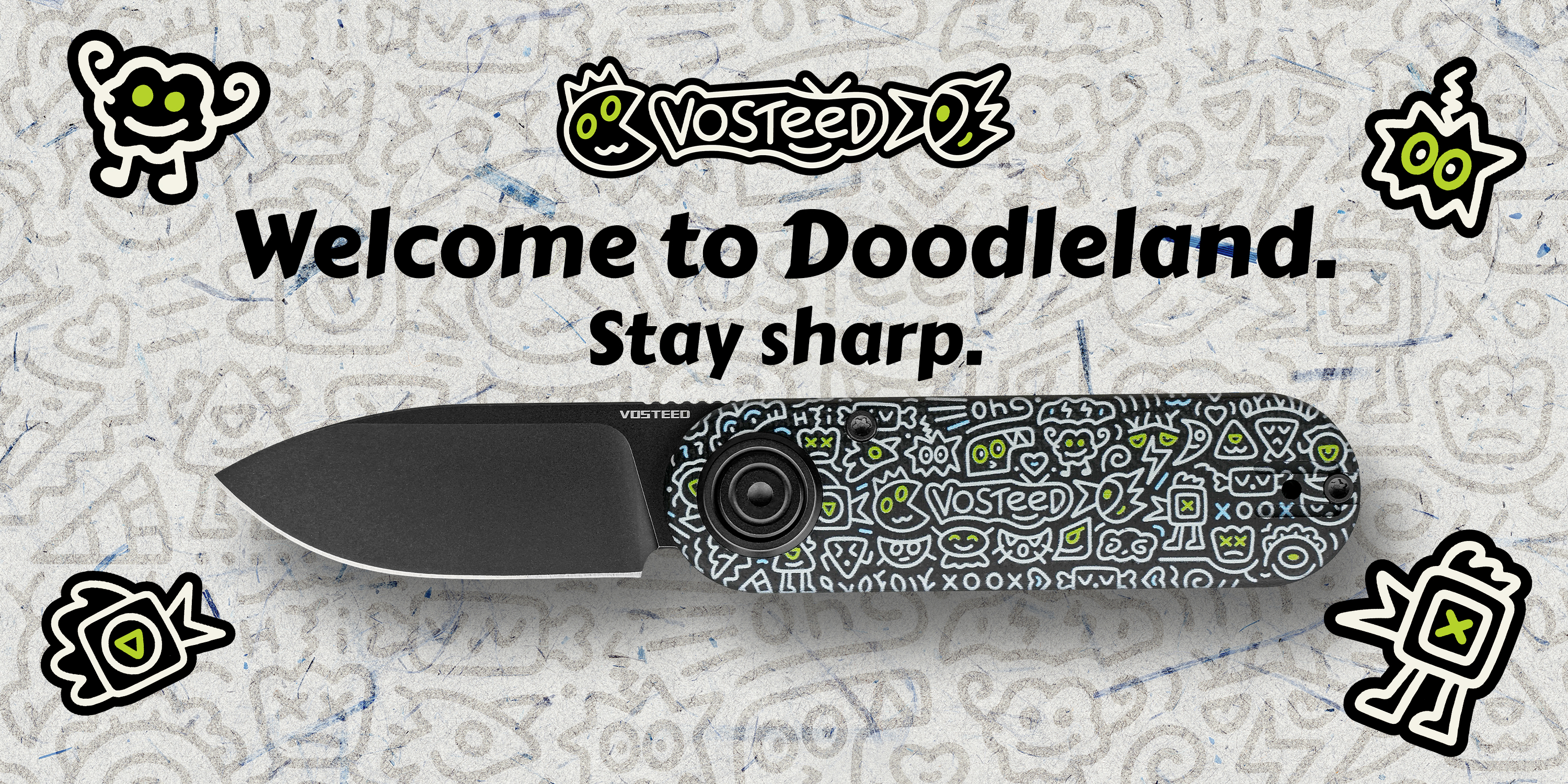 Amazon.com: Vosteed Corgi V EDC Folding Pocket Knife - 2.36