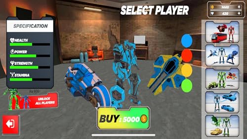 Flying Air Hero Multi Robot Car Transform Robot jogos de guerra