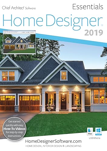Home Designer Essentials 2019 - PC Download [Téléchargement]