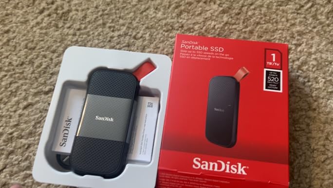 Amazon.com: SanDisk 1TB Portable SSD - Up to 520MB/s, USB-C