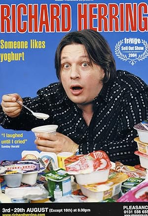 Richard Herring: Someone Likes Yoghurt Poster