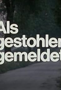 Primary photo for Als gestohlen gemeldet Primary photo for Als gestohlen gemeldet