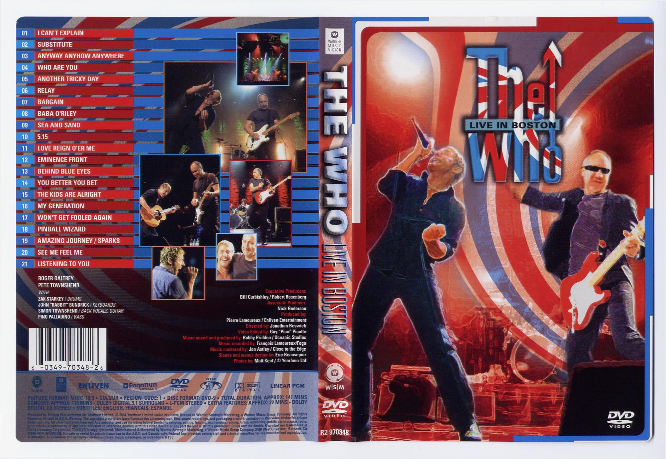 The Who: Live in Boston (Video 2003) - IMDb