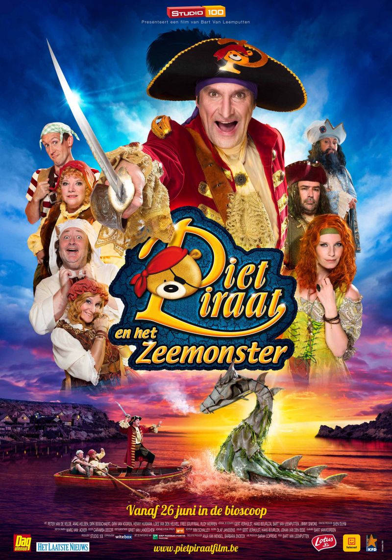 Poster of Piet Piraat en het zeemonster