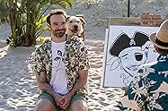 Charlie Cox in Merv getting a caricature drawn