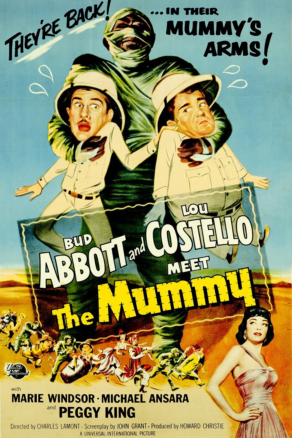 Poster of Abbott and Costello Meet the Mummy