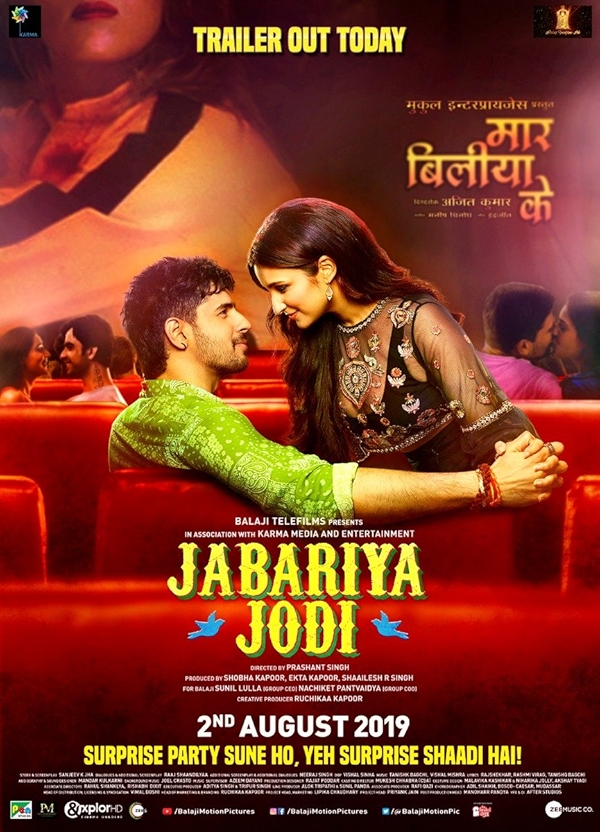 Movie poster for JABARIYA JODI (UA rated)
