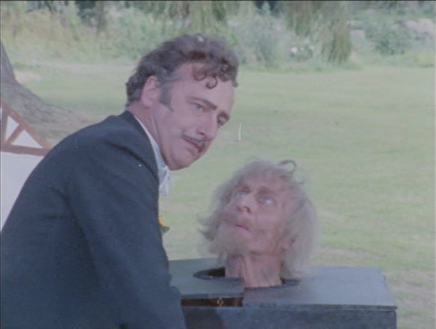 Geoffrey Bayldon and Paul Eddington in Catweazle (1970)