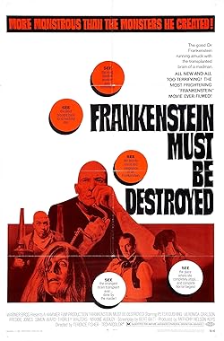 Poster of Frankenstein Must Be Destroyed
