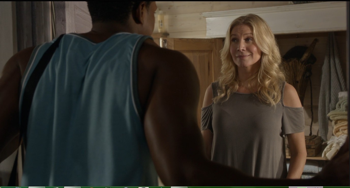 Elizabeth Mitchell and Eli Goree in Dead of Summer (2016)