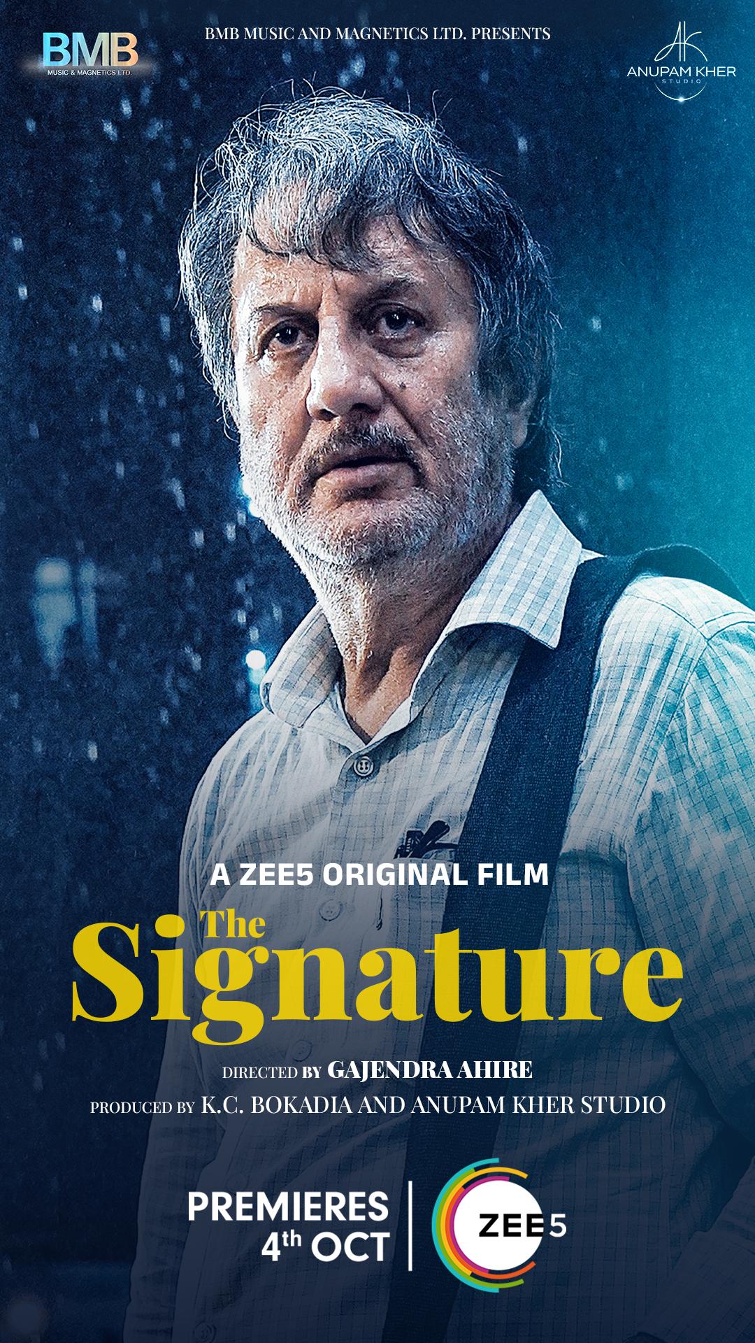 The Signature (2024) Hindi Movie Poster