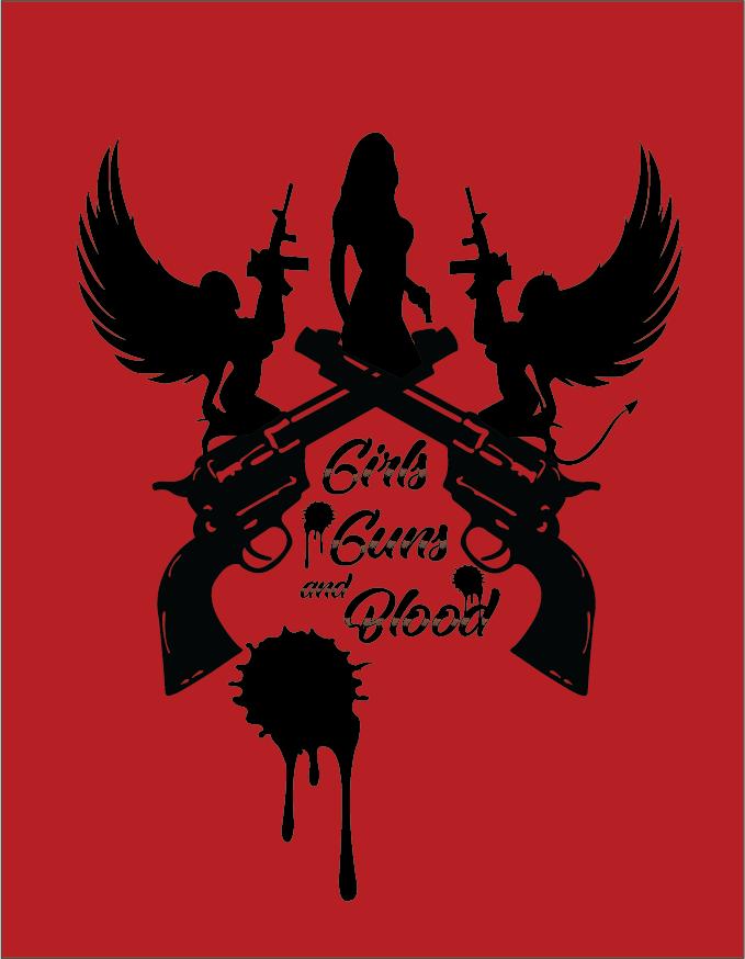 Poster of Girls Guns and Blood