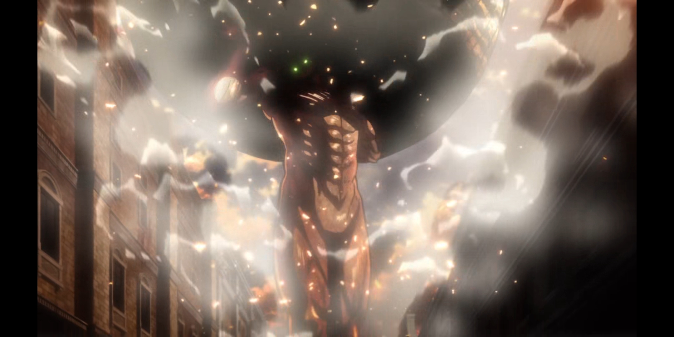 Атака рассеяна. Эрен титан несет камень. Атака рассеяна. Атака рассеяна. Атака рассеяна.