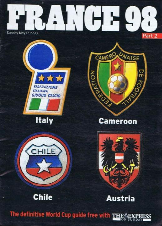 FIFA WORLD CUP FRANCE98　アジア最終予選　パンフレット Jリーグ（日本プロサッカーリーグ） on X: 