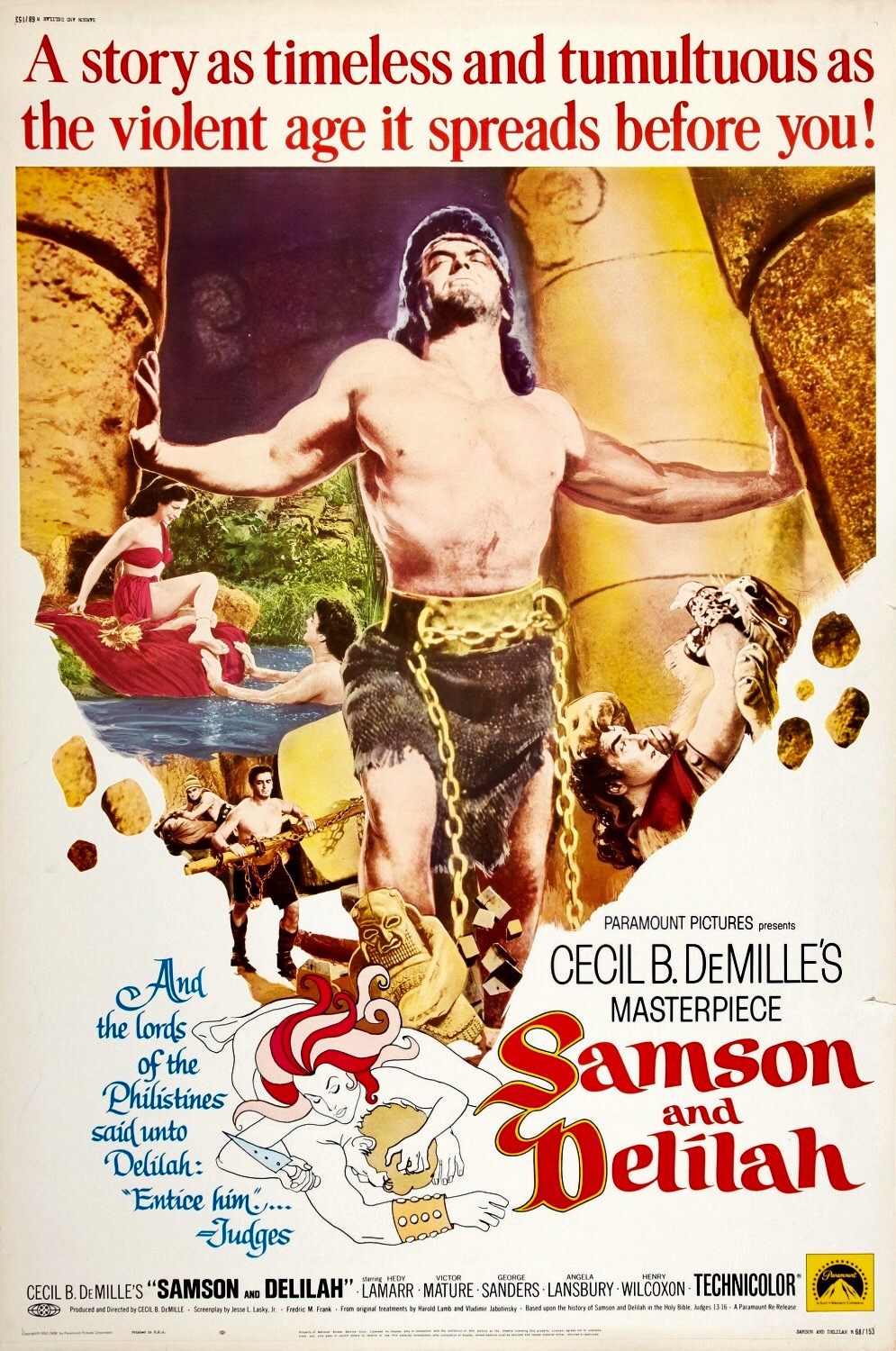 Poster of Samson and Delilah