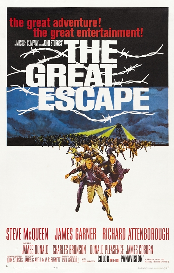 Movie poster for THE GREAT ESCAPE (UA rated)