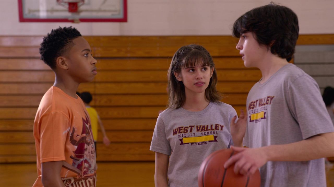 Milena Rivero, Dallas Dupree Young, and Griffin Santopietro in First Learn Stand (2021)