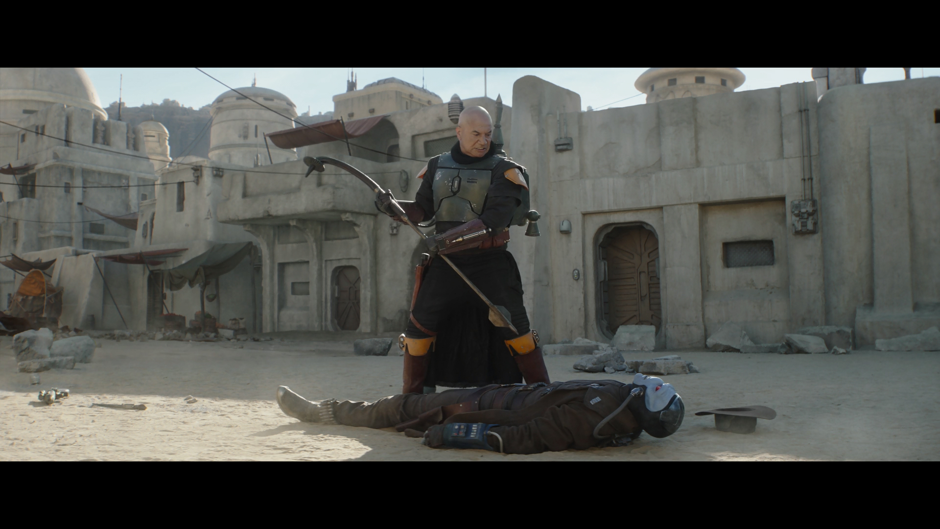 Corey Burton and Temuera Morrison in Le Livre de Boba Fett (2021)