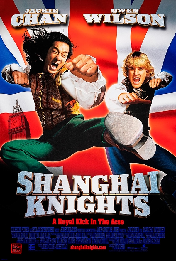 Movie poster for SHANGHAI KNIGHT (UA 16+ rated)