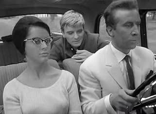 Zygmunt Malanowicz, Leon Niemczyk, and Jolanta Umecka in Knife in the Water (1962)