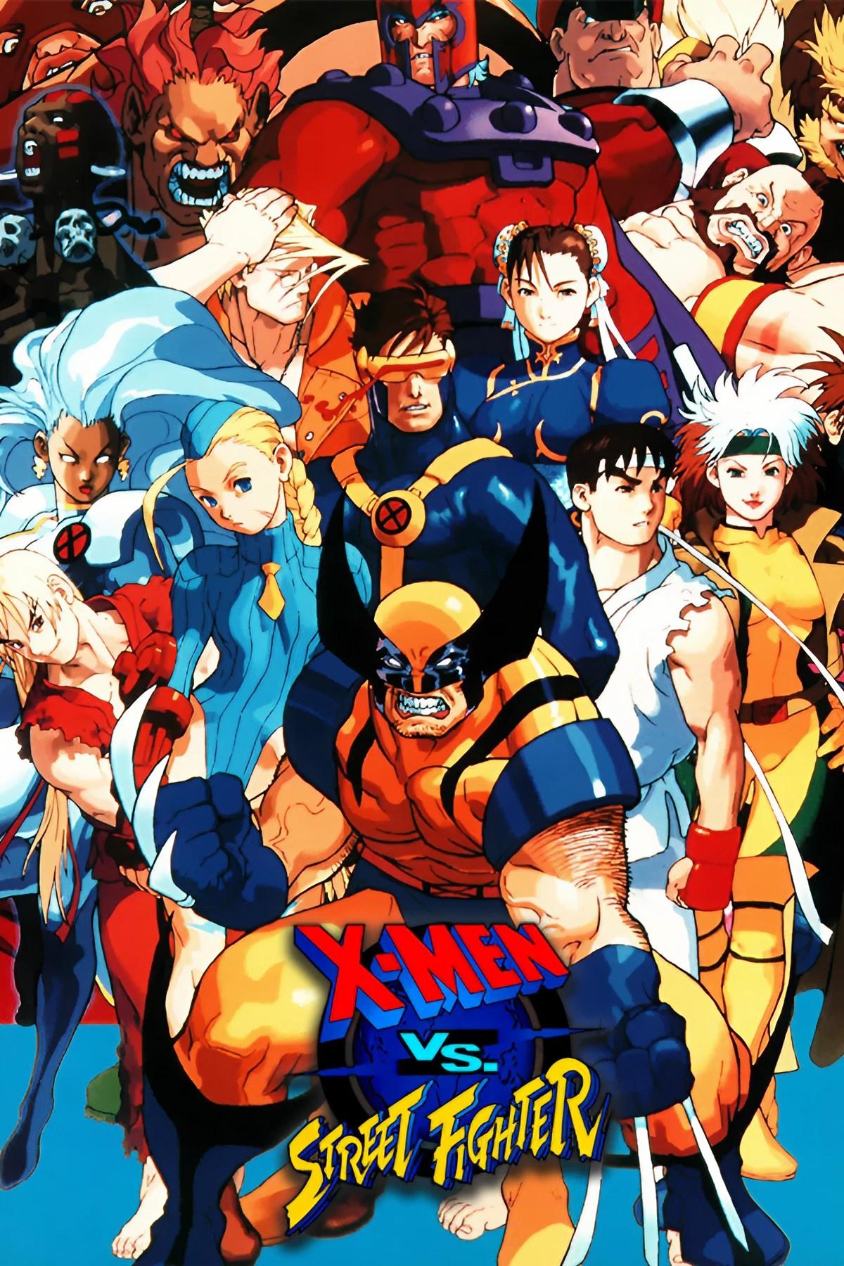 カプコン X-MEN vs STREET FIGHTER ポスター 北米版 米国規格