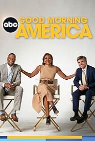 Robin Roberts, George Stephanopoulos, and Michael Strahan in Good Morning America (1975)
