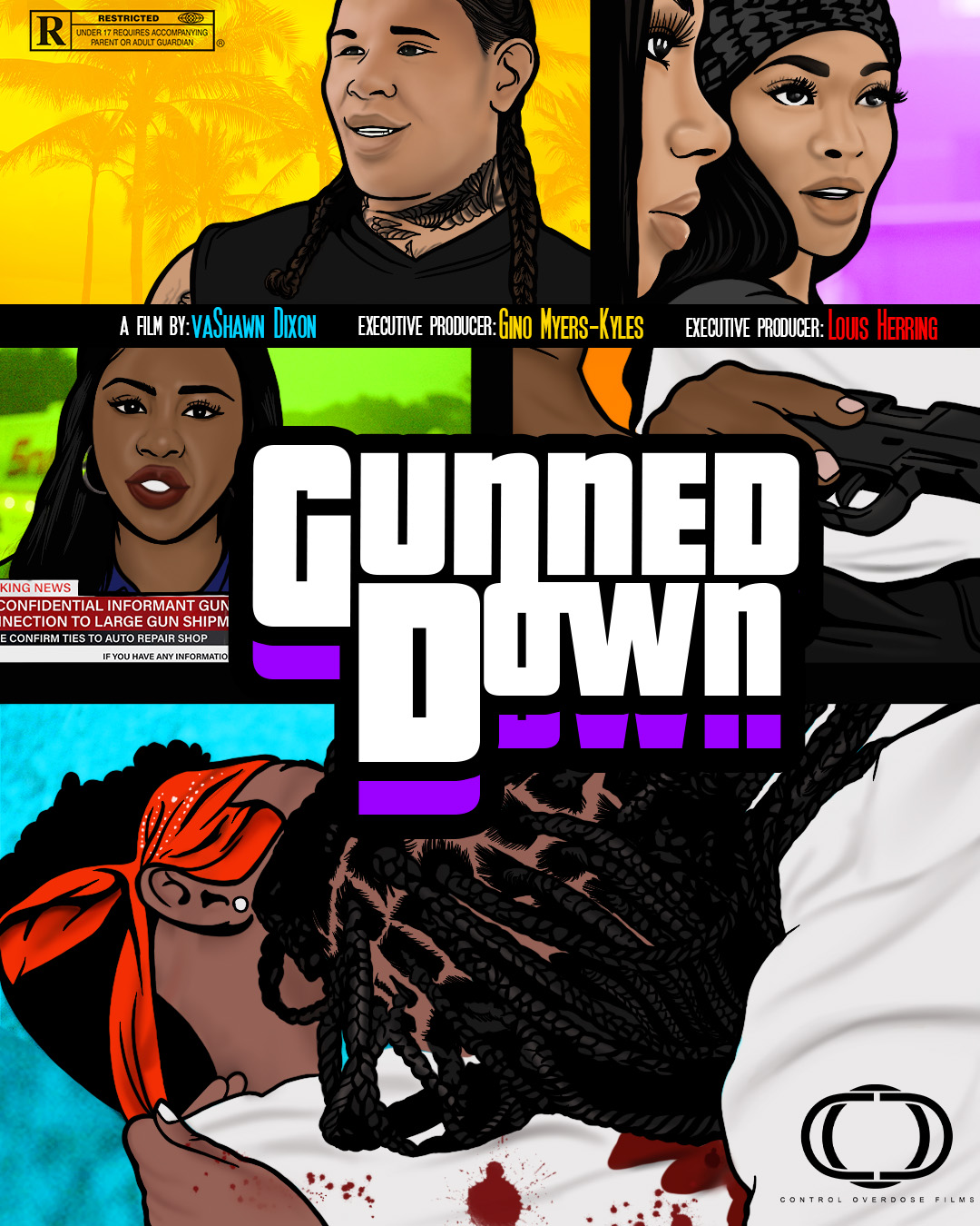 Poster of Gunned Down