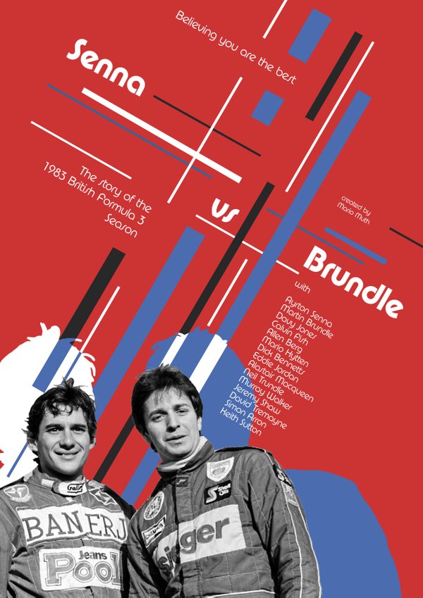 Poster of Senna vs Brundle