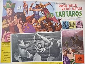 Orson Welles, Victor Mature, Bella Cortez, and Liana Orfei in The Tartars (1961)