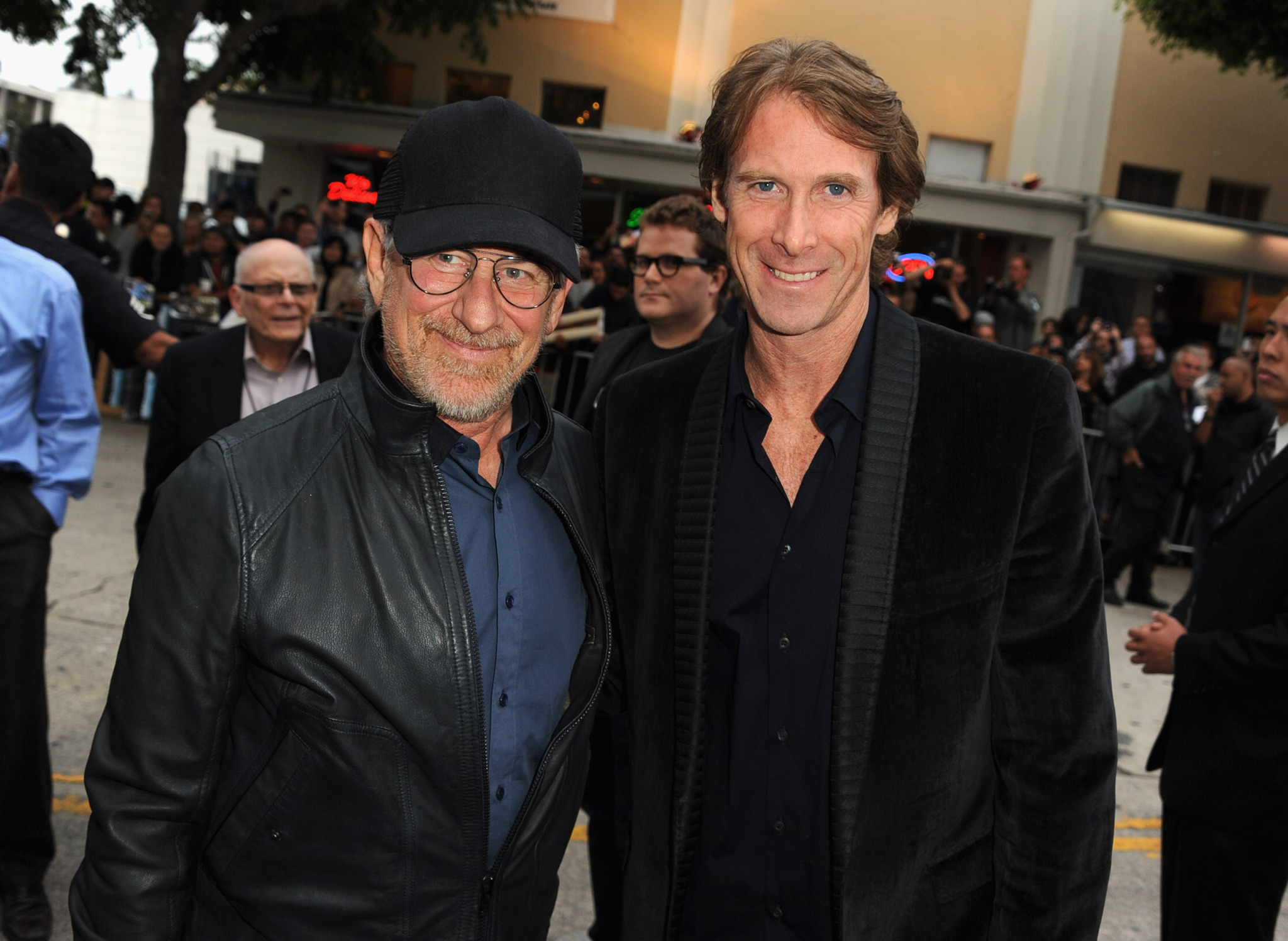 Steven Spielberg and Michael Bay at an event for Super 8 (2011)