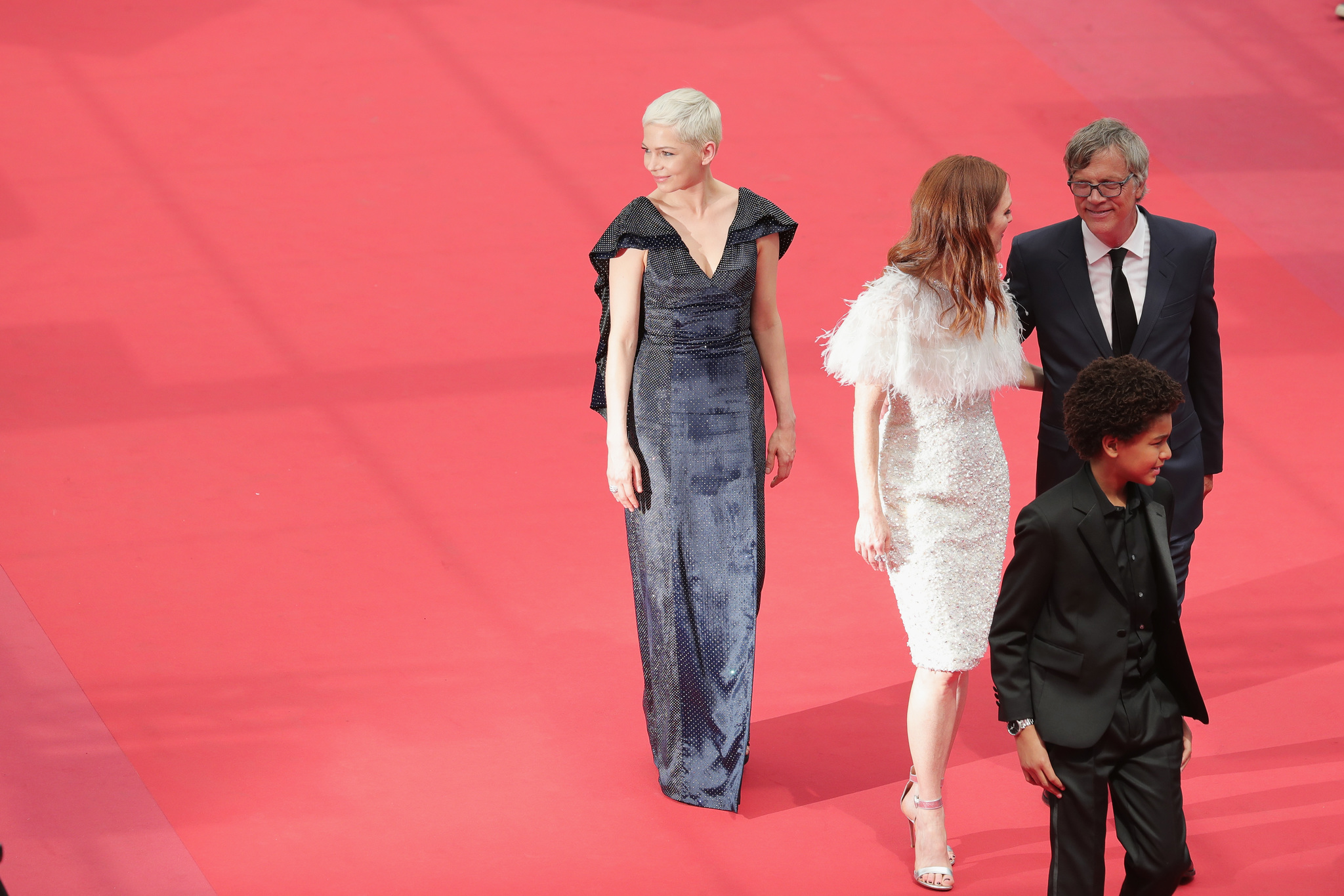 Julianne Moore, Todd Haynes, Michelle Williams, and Jaden Michael