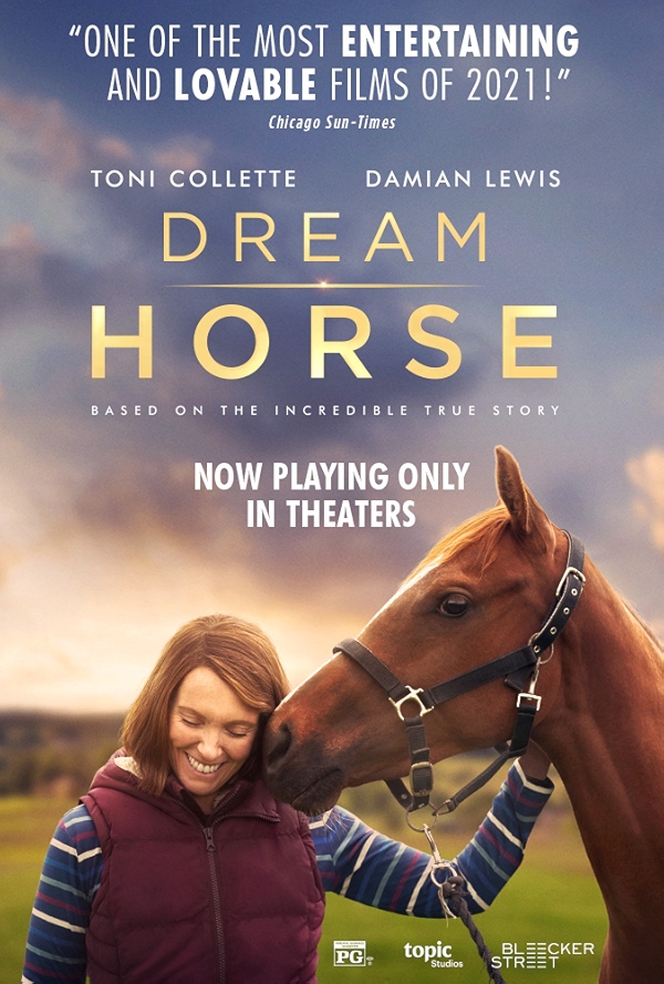 Movie poster for DREAM HORSE (UA rated)
