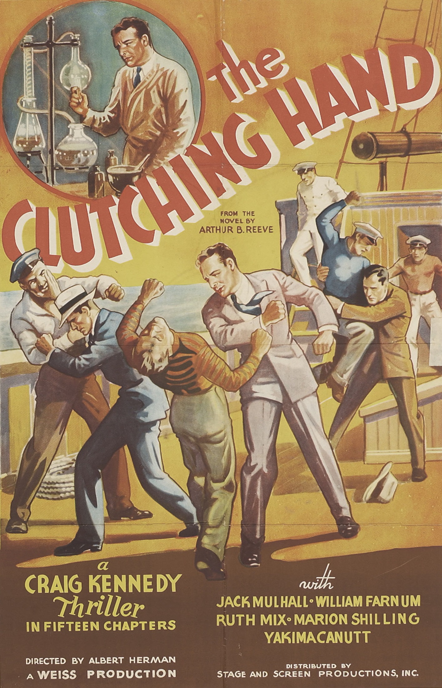 Poster of The Amazing Exploits of the Clutching Hand
