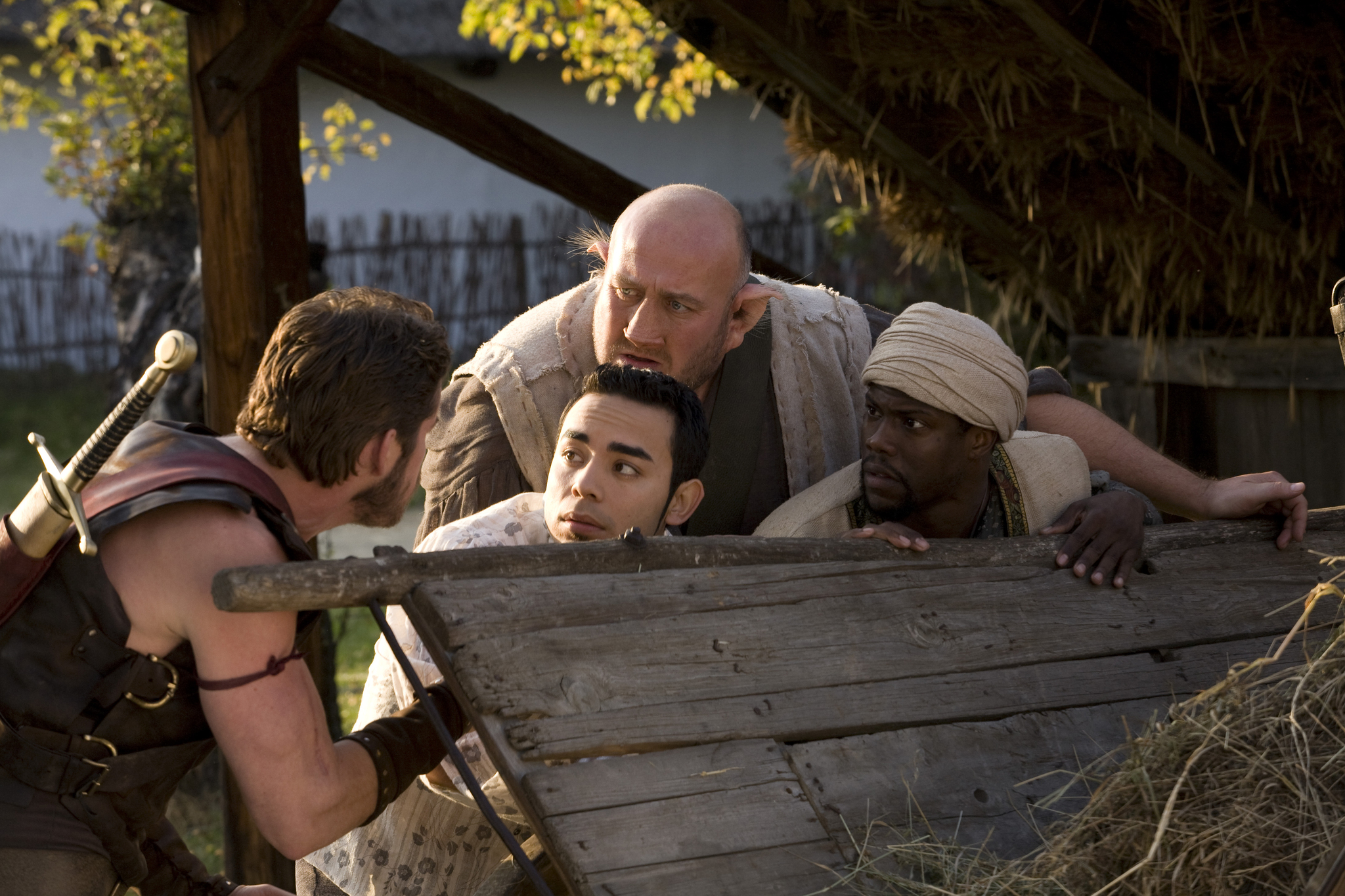 Kevin Hart, Sean Maguire, Steve Speirs, and Marques Ray in Kröd Mändoon and the Flaming Sword of Fire (2009)