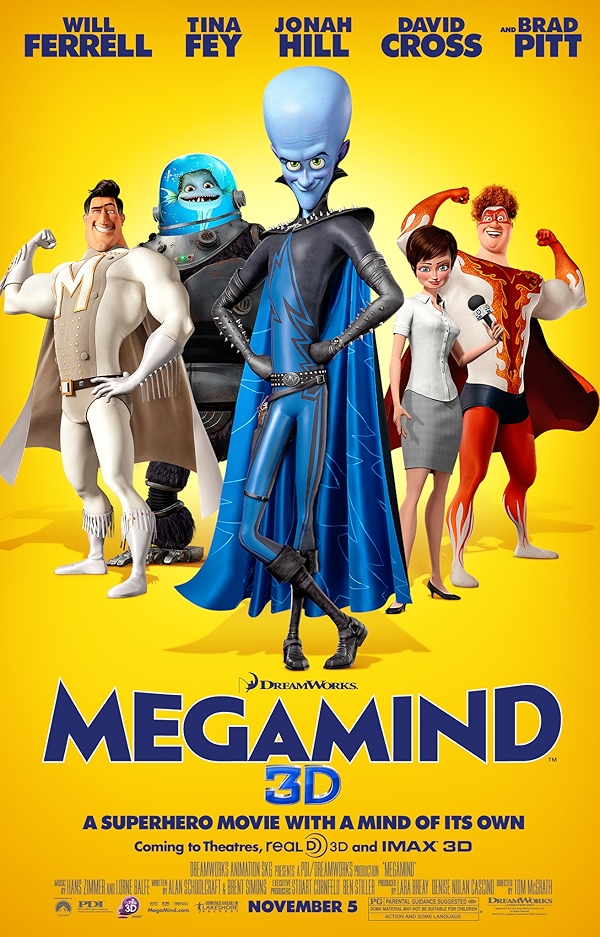 Movie poster for MEGAMIND (U rated)