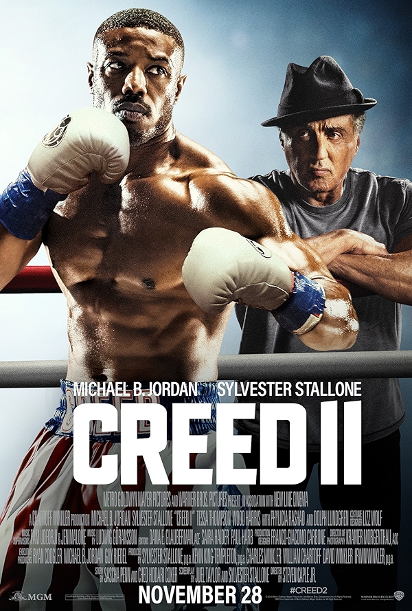 Movie poster for CREED II (UA rated)