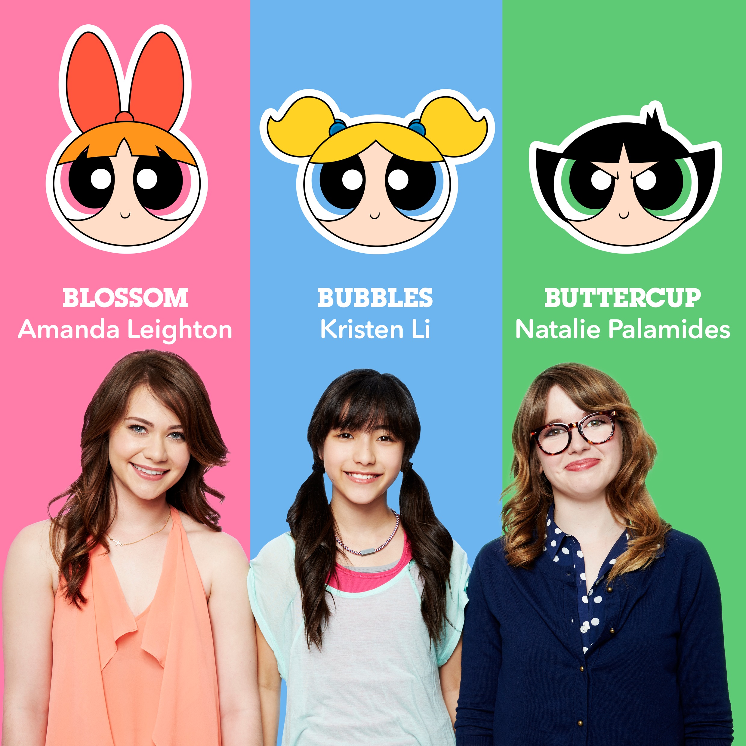 Amanda Leighton, Kristen Li, and Natalie Palamides in The Powerpuff Girls (2016)