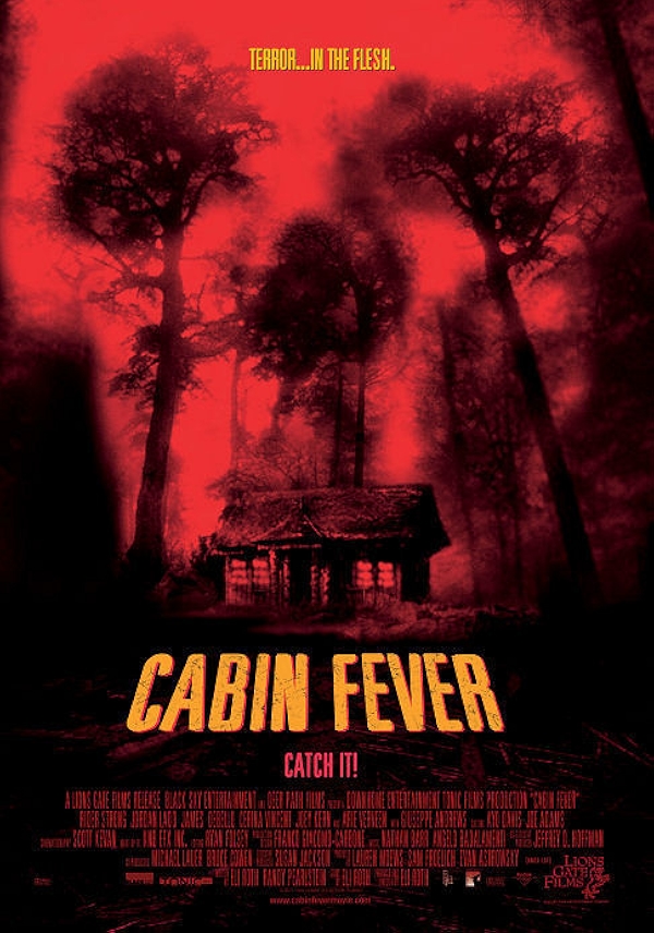 Movie poster for CABIN FEVER (UA rated)